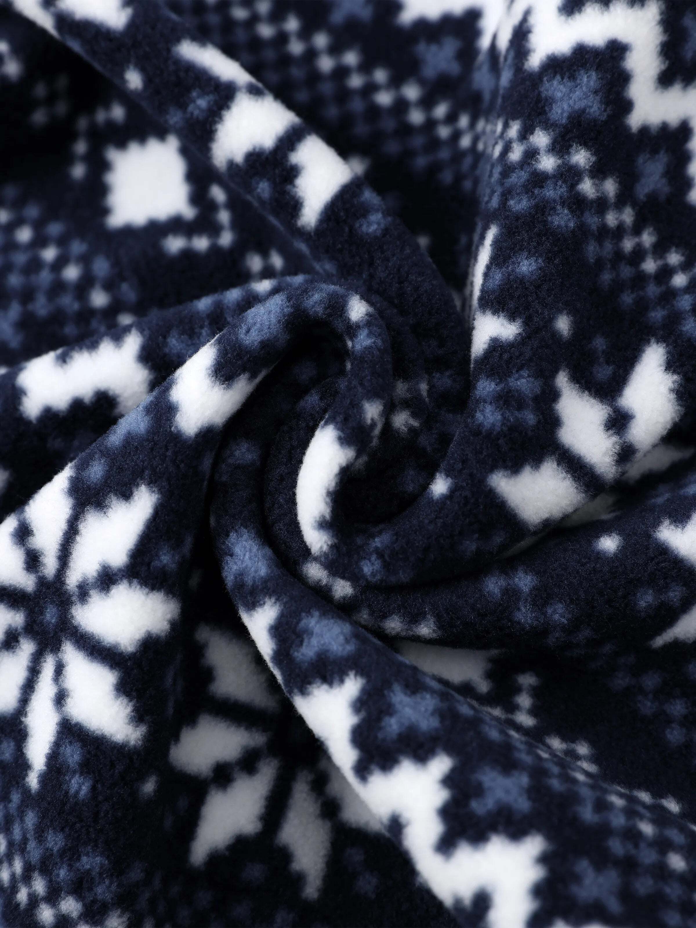 Frosty The Snowman Christmas Fleece with Snowflake Print Pajamas Sets with Christmas Socks