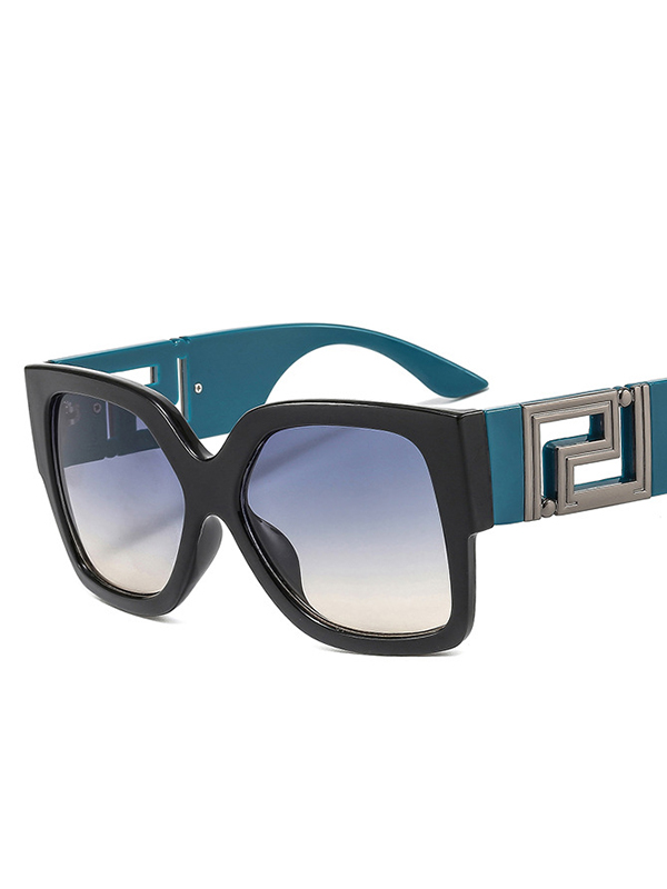 Geometric Hollow Sun-Protection Sunglasses Accessories