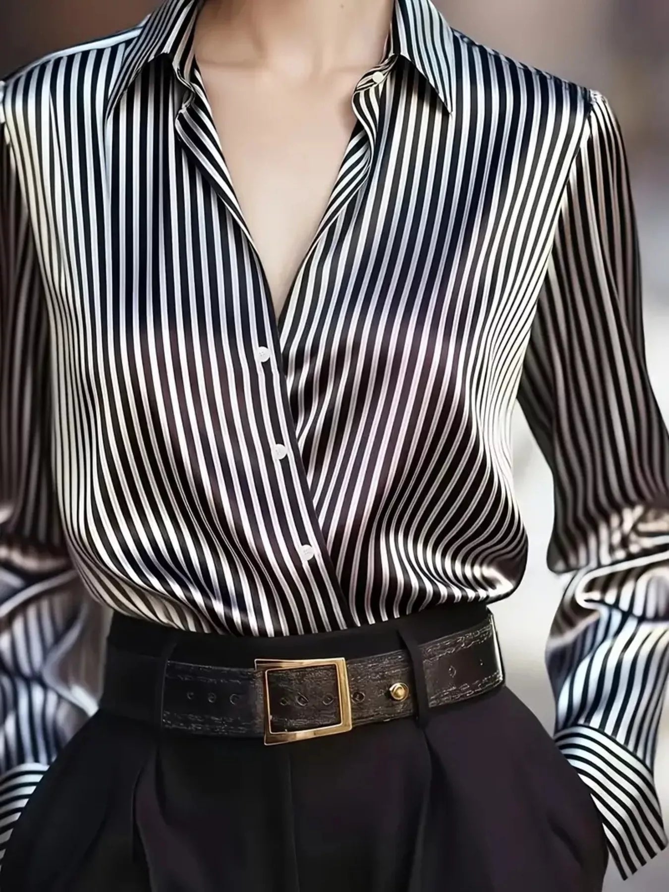 Striped Long Sleeve Shirt