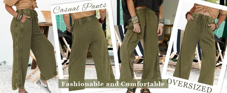 Women's Casual Wide Leg Sweatpants
