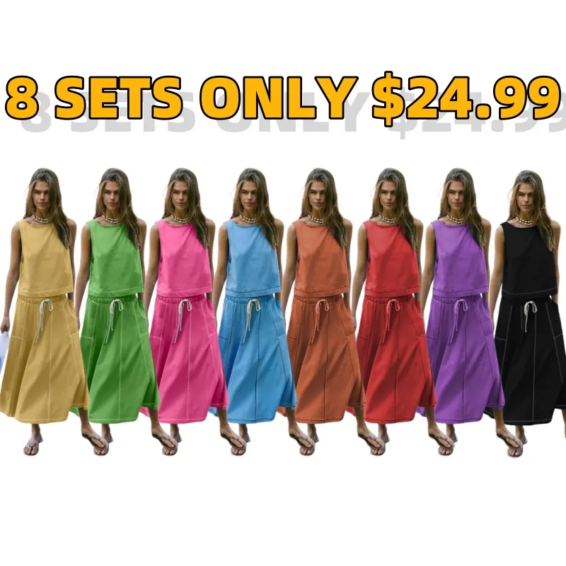 Women's Two Piece Skirt Set (Just $3 Each!)