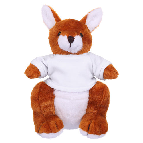 Soft Plush Kangaroo with Tee 8inch