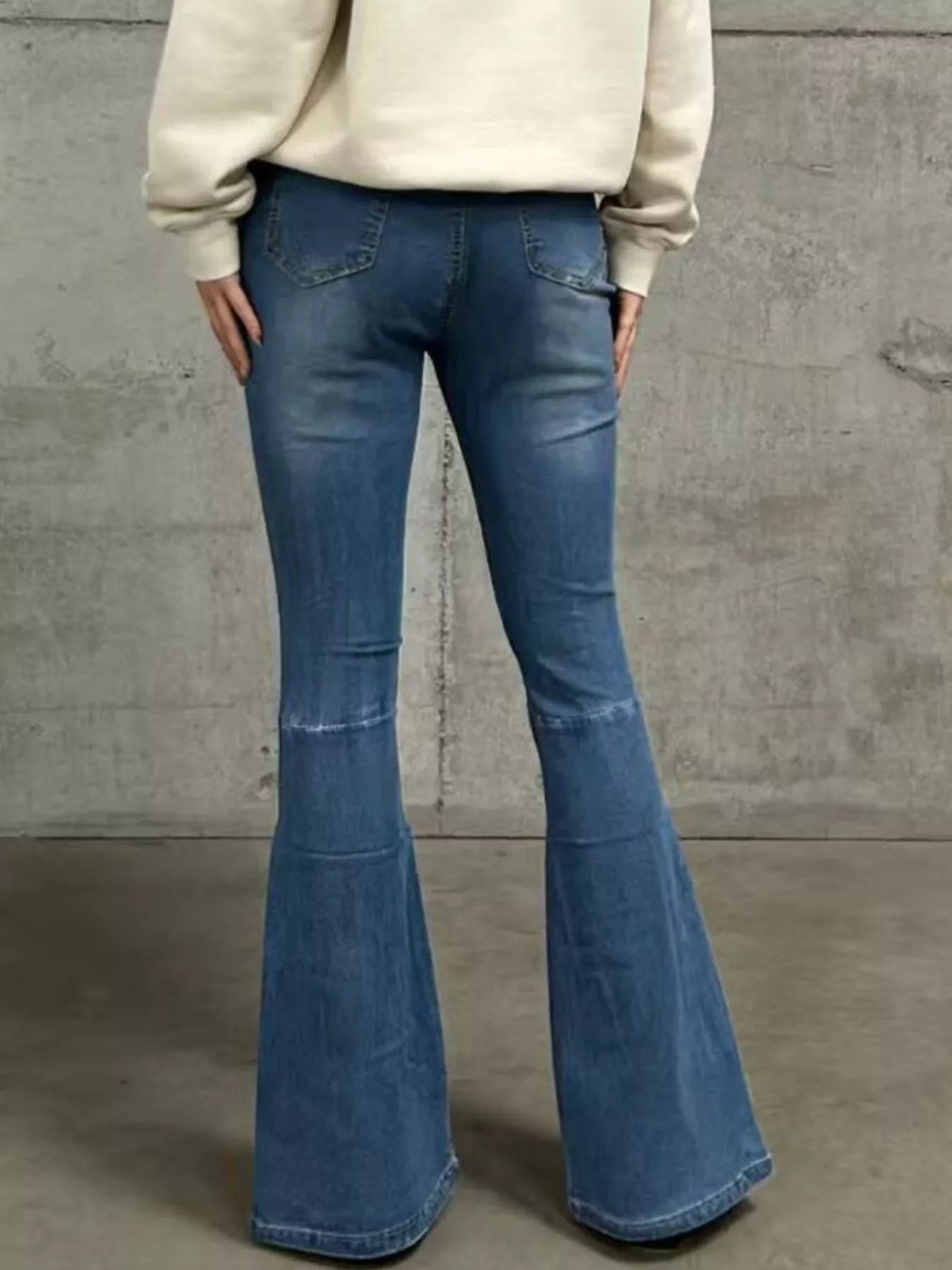 High-Waisted Flare Jeans