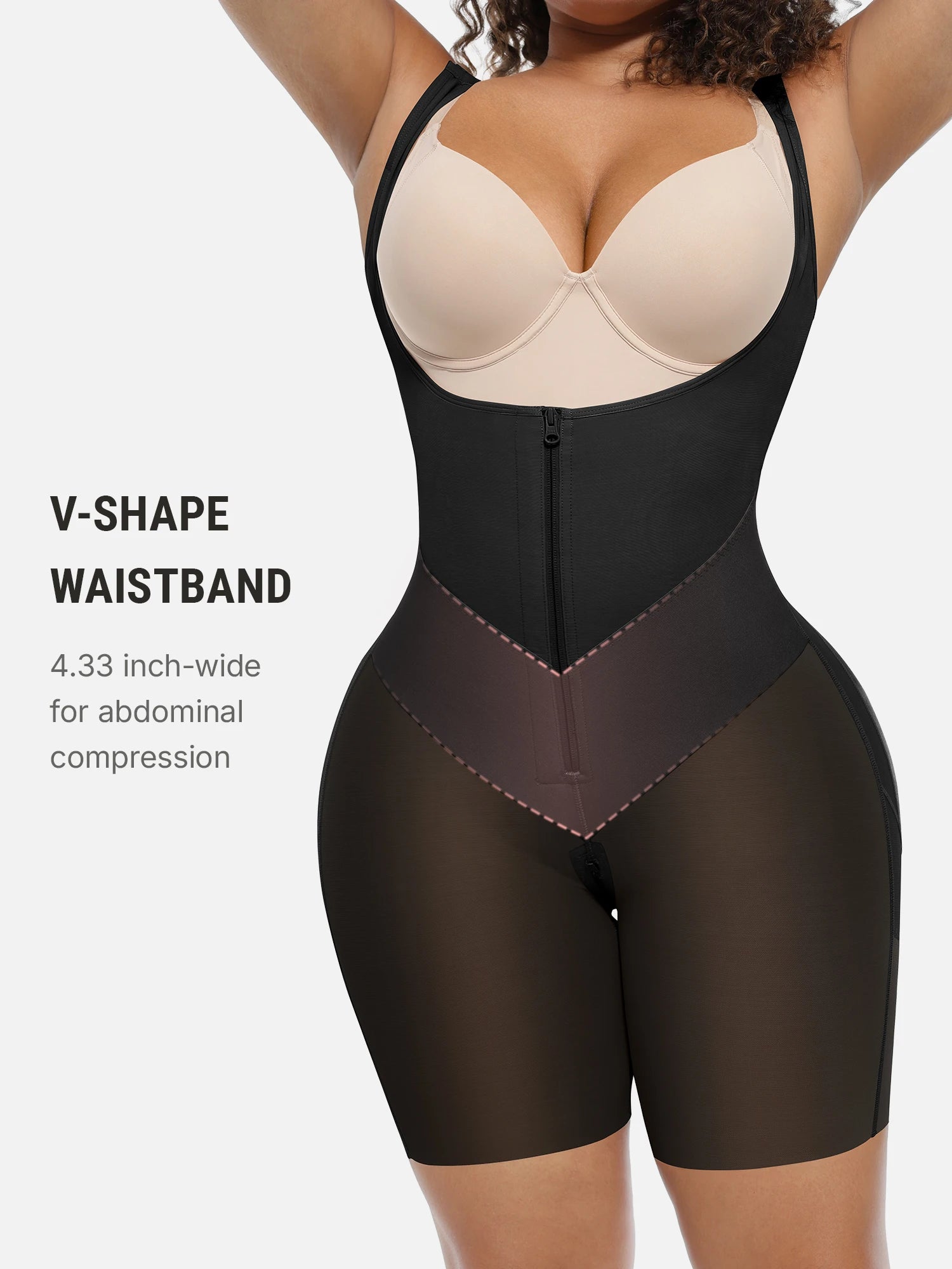 Feelingirl FeelVibe™ U-Shaped Faja Tummy Control Butt Lift Bodysuit