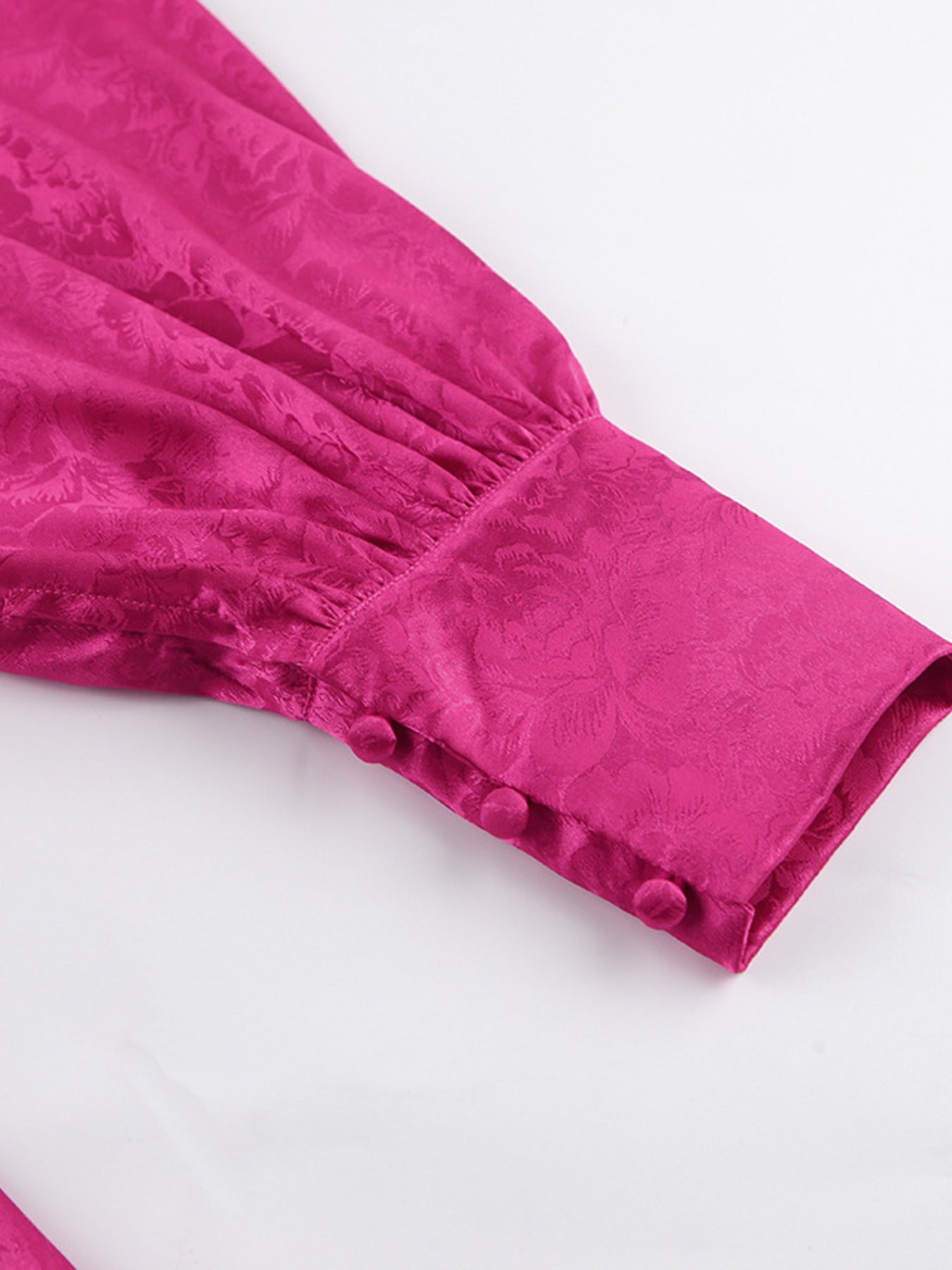 Cutout Lantern Sleeve Mini Dress