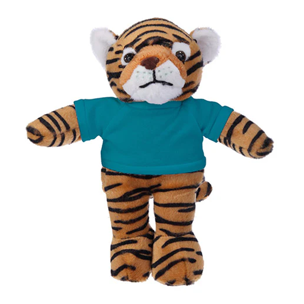 Soft Plush Tiger with Tee 8inch