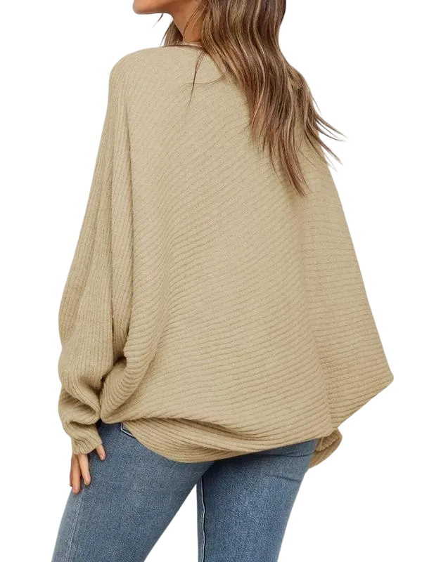 Women's Round Neck Long Sleeve Sweater