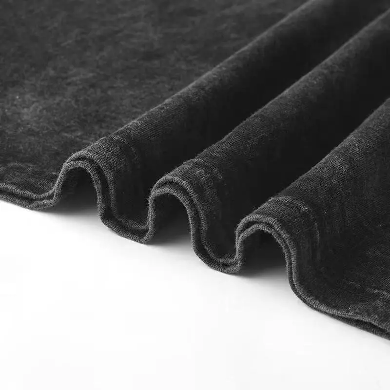 Retro Acid Wash Basic Unisex Tee & Shorts Cotton,7