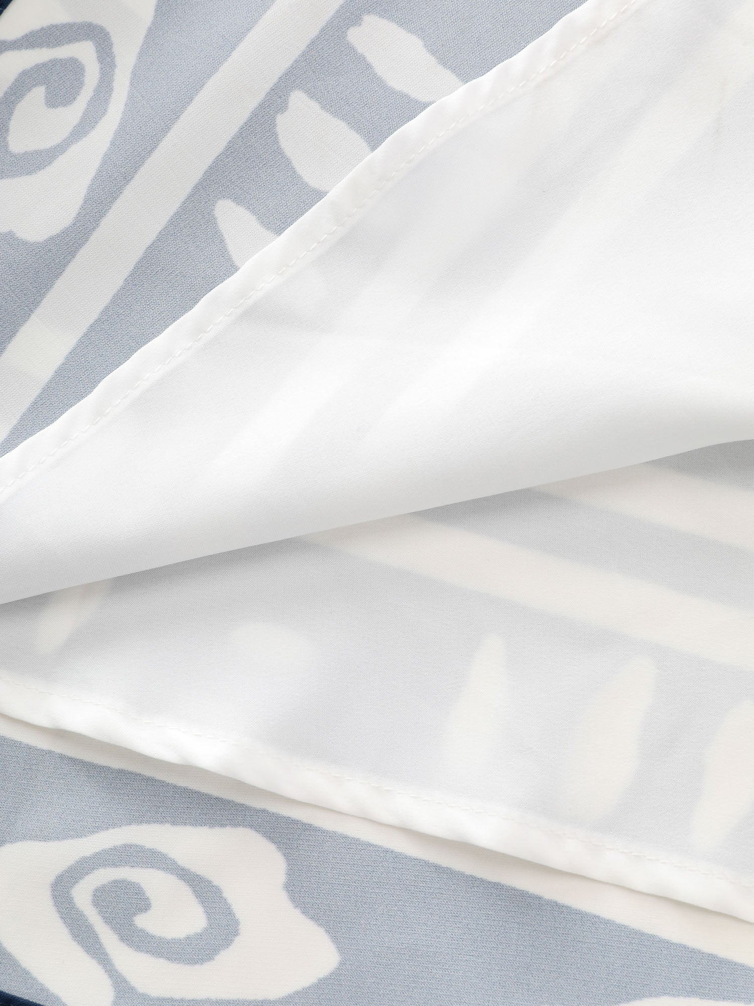 Seashell Print Wide Strap Flowy Maxi Dress