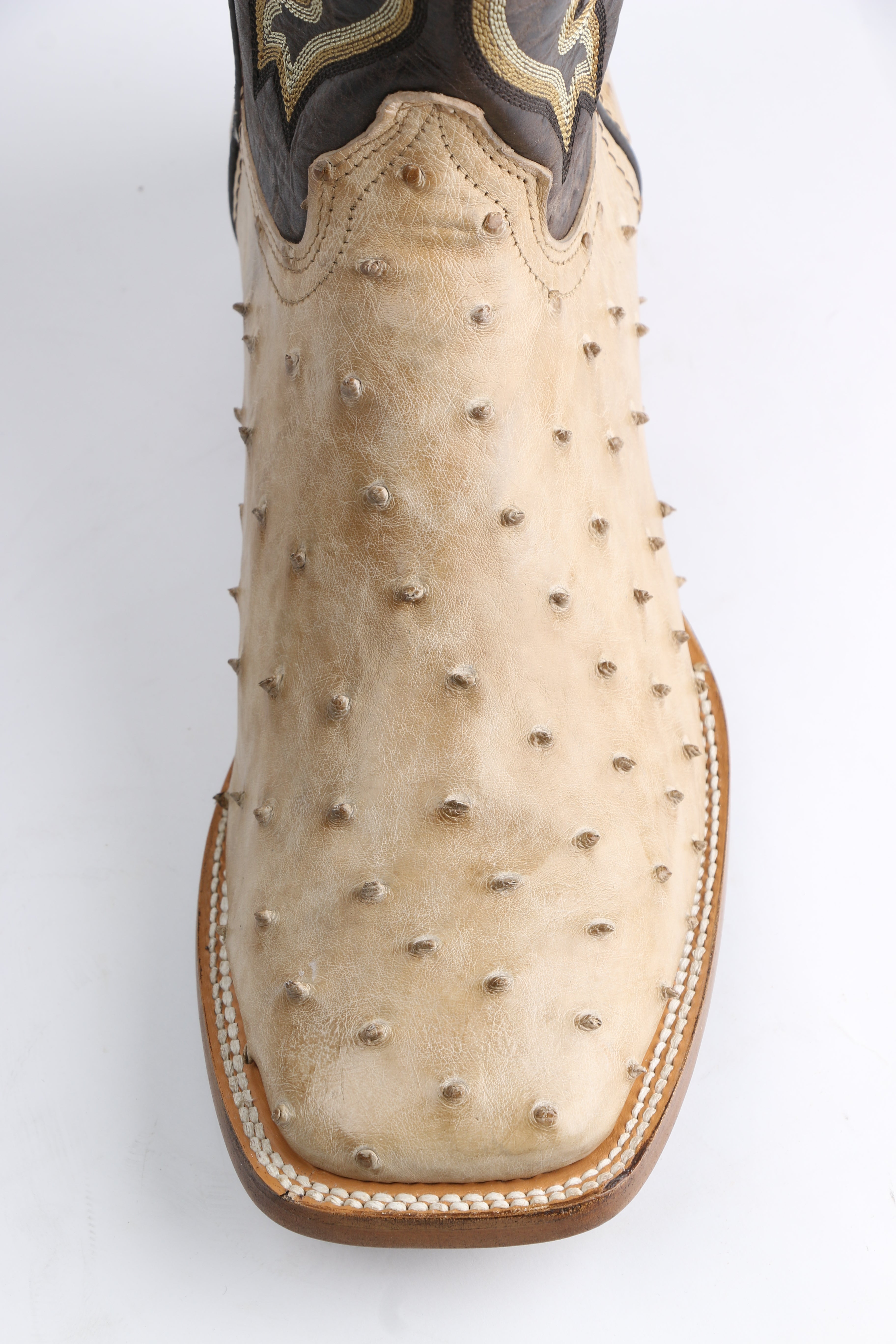 Chero's Premium Exotic Ostrich Champagne Clearance Sale 70%OFF