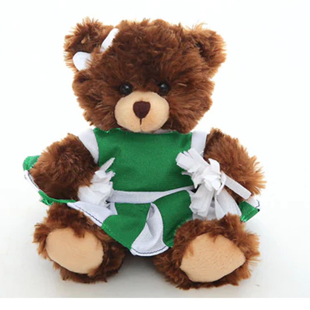 Chocolate Bear with Cheer outfit 6inch