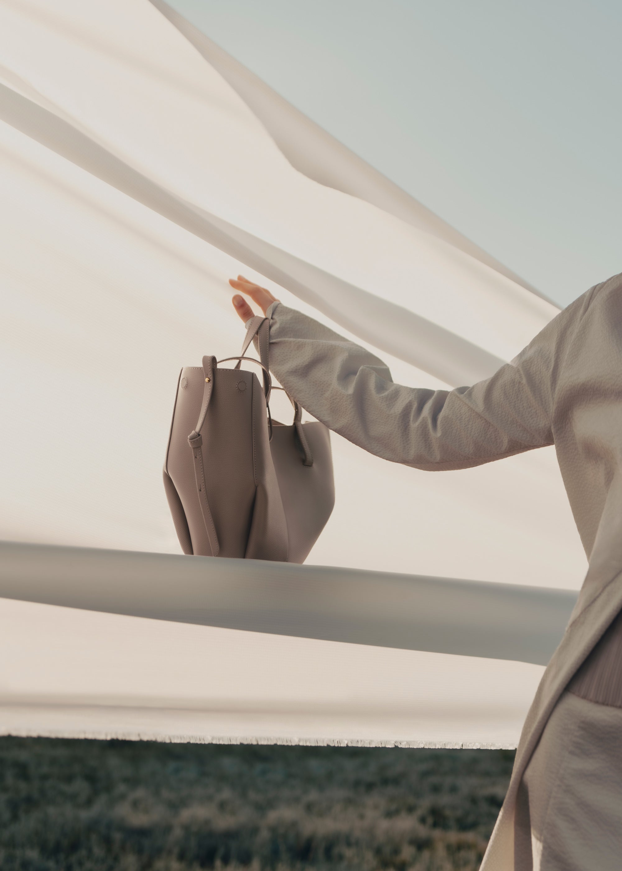 Cyme Mini - Textured Taupe Clearance sale