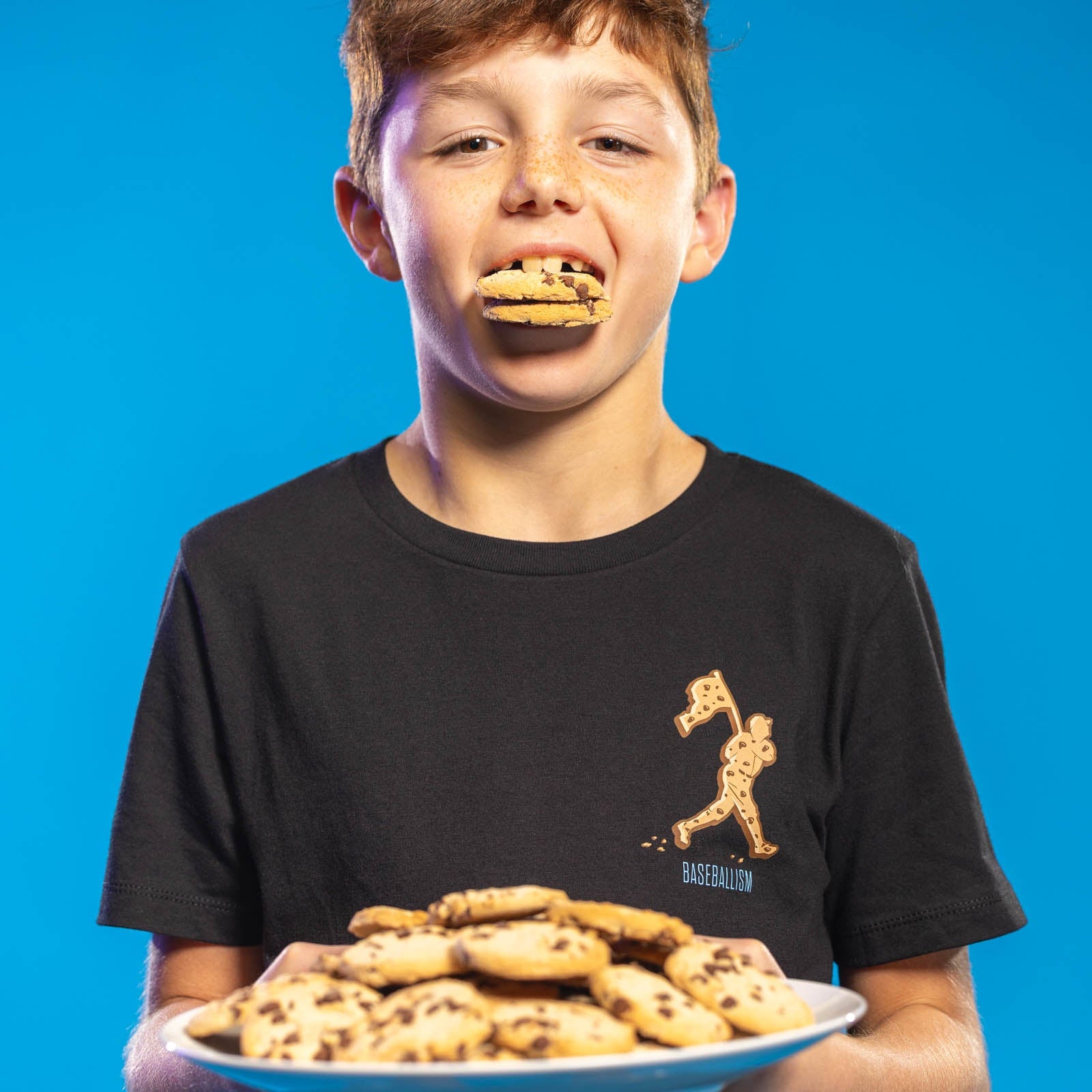 Cookies & Milk T-Shirt (Black) - Youth