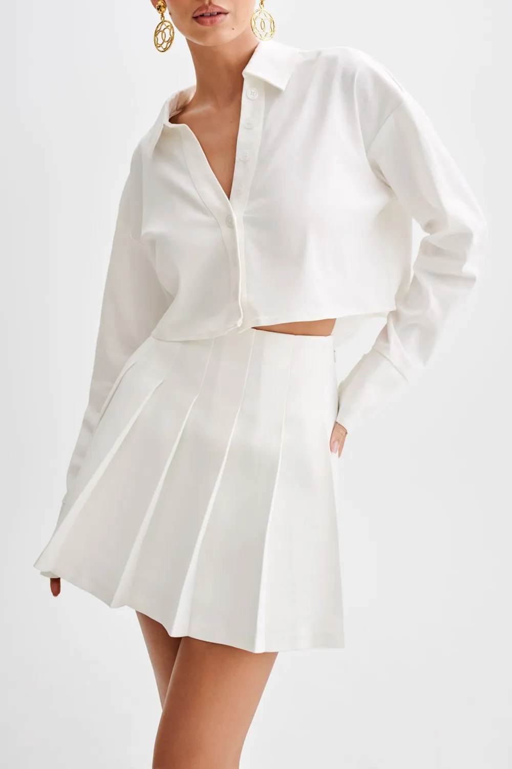 Cotton Button Up Shirt