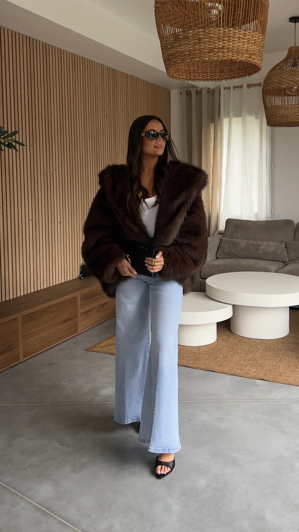 Clearance Sale*Women's Luxurious Faux Fur Coat: Natural Warmth, Timeless Style