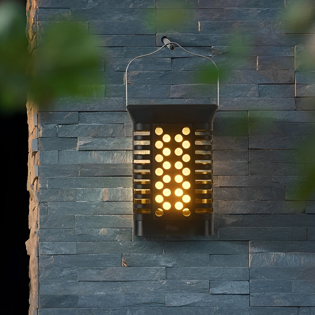 Intelligent Light Sensing LED Rechargeable Portable Solar Lanterns Outdoor