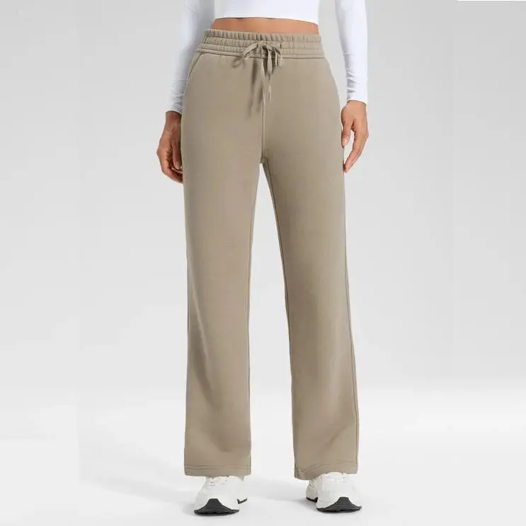 Women’s Cotton Fleece Lined Straight Leg Sweatpants
