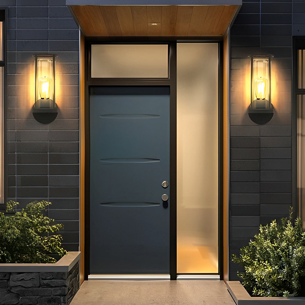 Minimalist Round Waterproof Retro Wall Lamp Outdoor Lawn Lights Path Lights