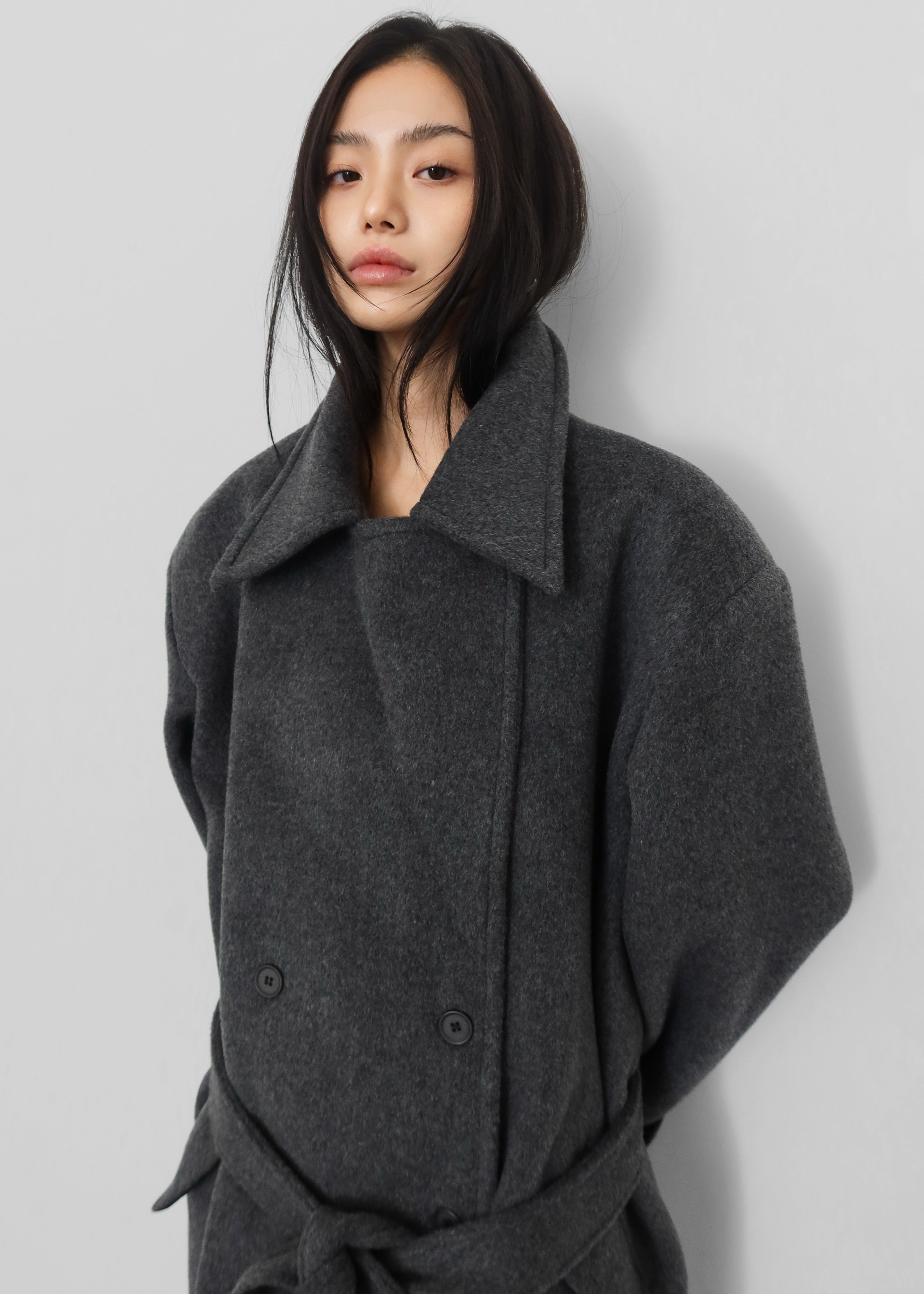 Kalmar Wool Peacoat - Grey