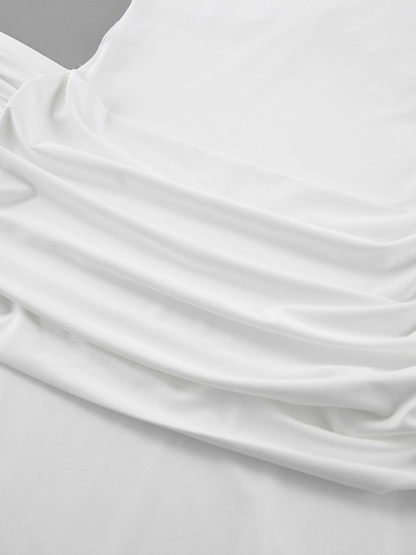 Lace Trim Long Sleeve Maxi Dress