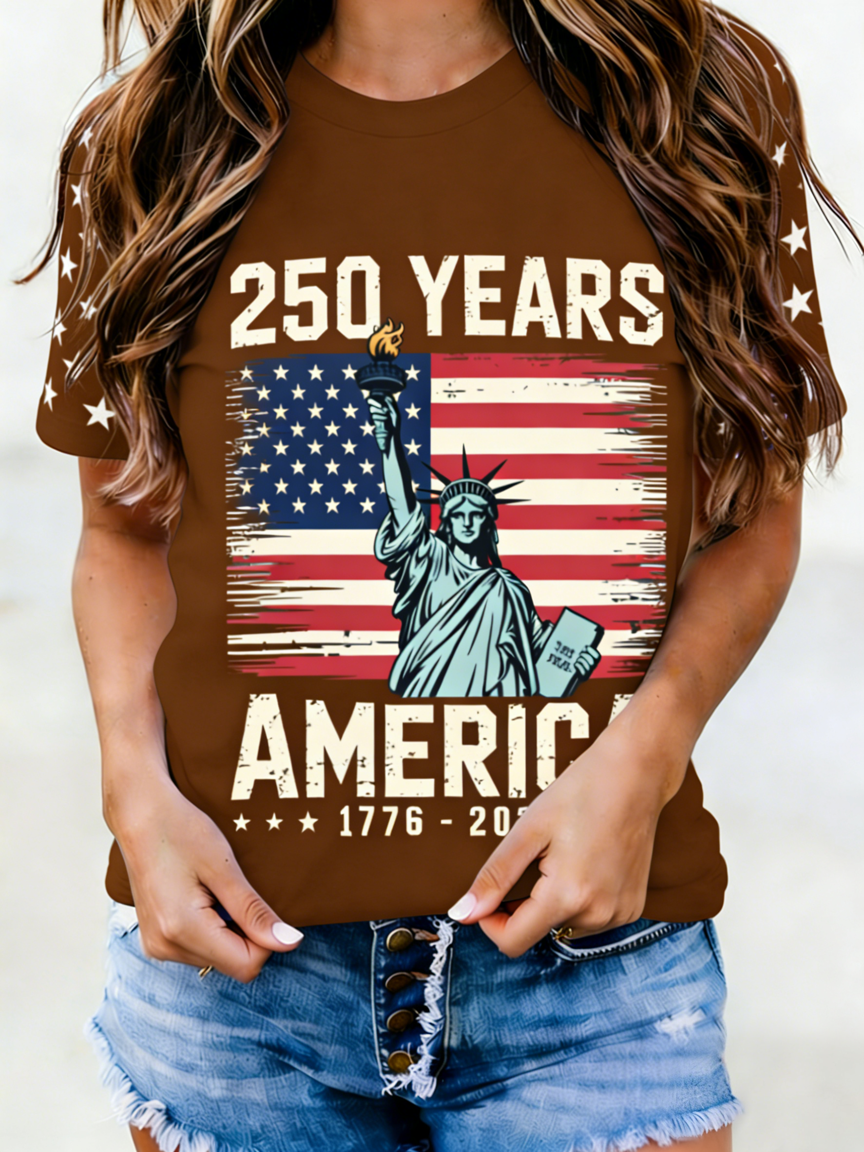 250 Years America Statue of Liberty T-Shirt