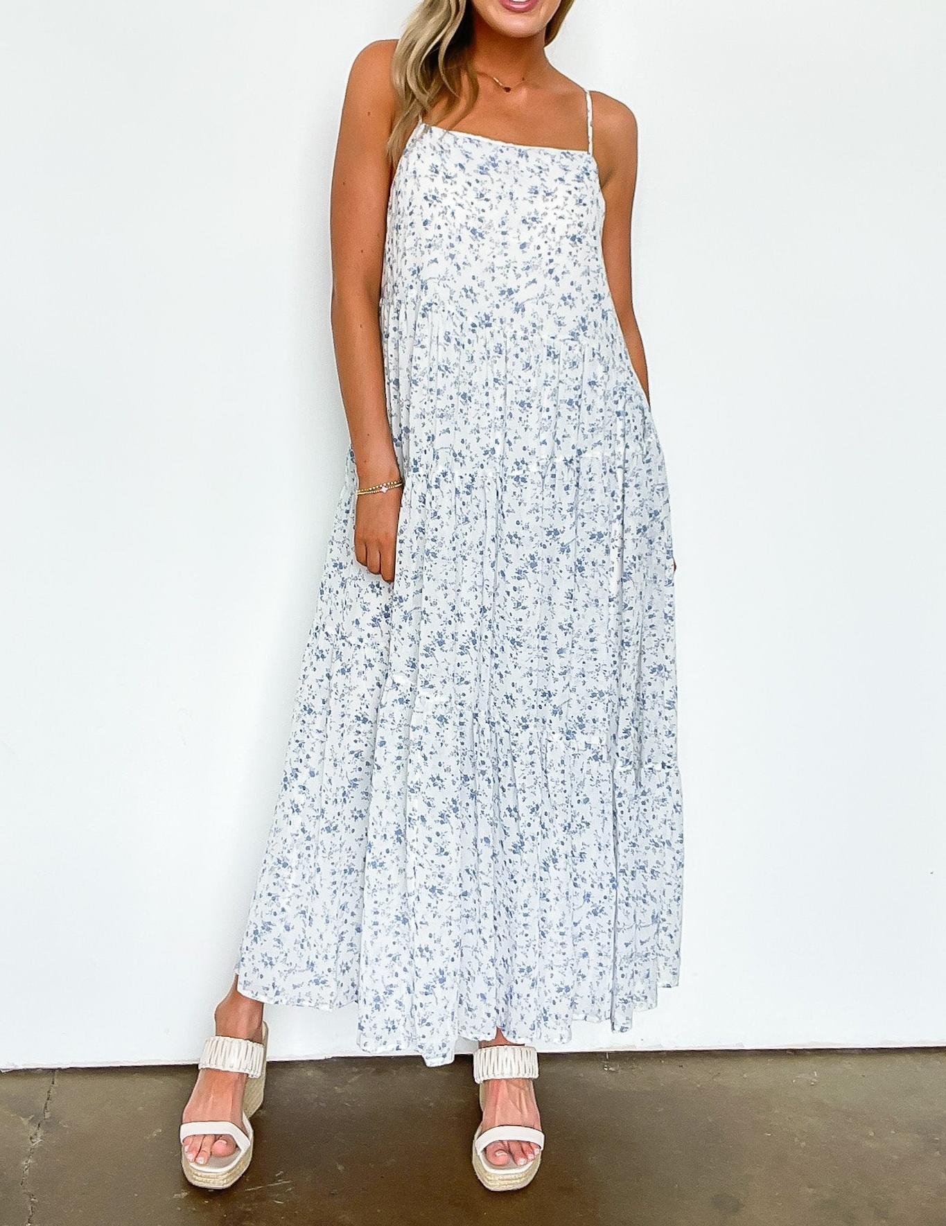 Flirtatious Poise Floral Dress