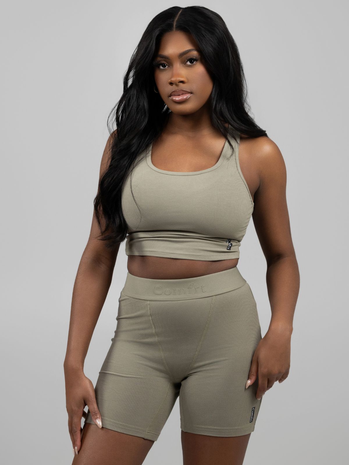 Rib Contour Crop Tank