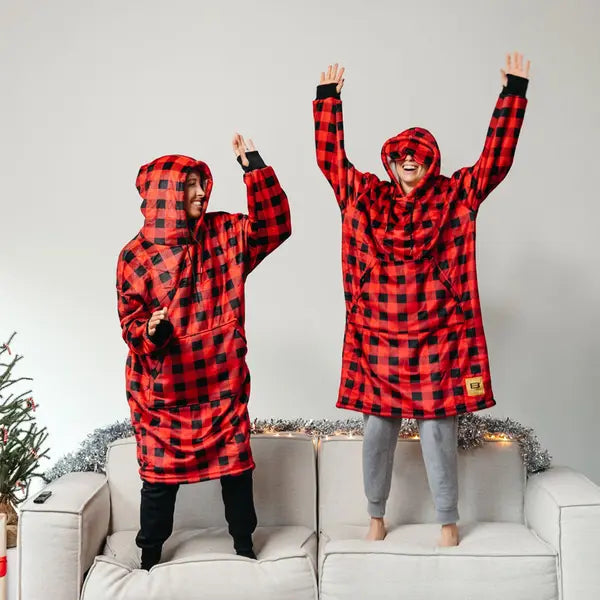 Wearable blanket Oversized with sherpa lining One size fits most.