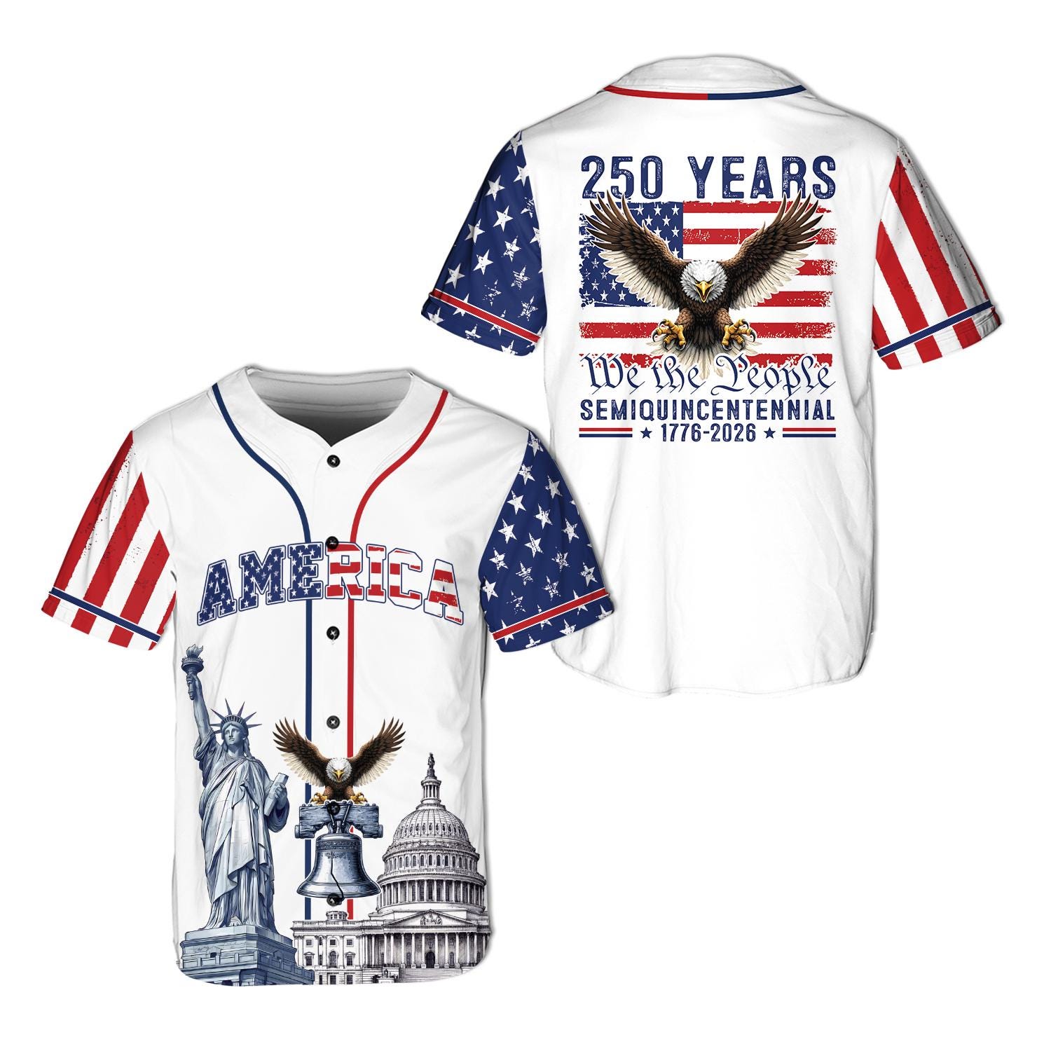 Men's 250Th Anniversary Commemorative Jersey For The United States