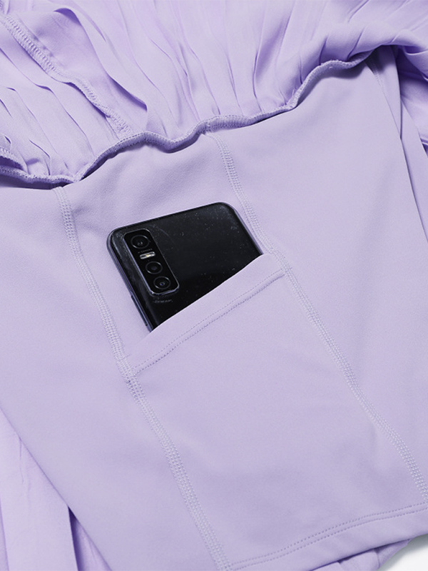 Pleated Quick-Drying Tennis Anti-Exposure Sports Skirt Pants