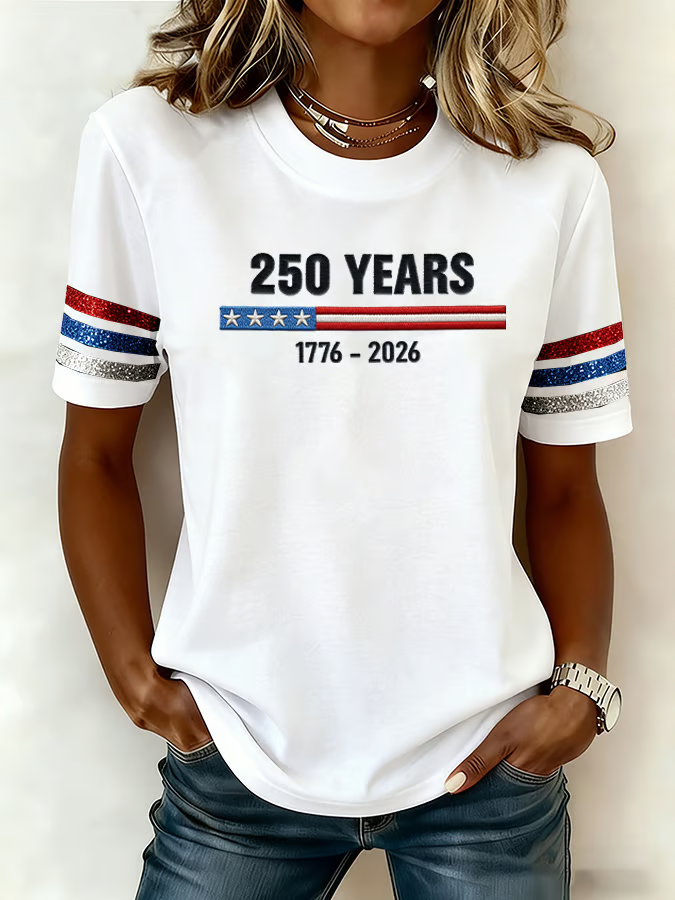 250 Years Semiquincentennial Patriotic Graphic Tee