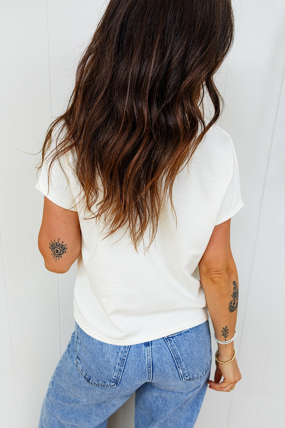 Leopard Bow Graphic Relaxed Fit T-Shirt