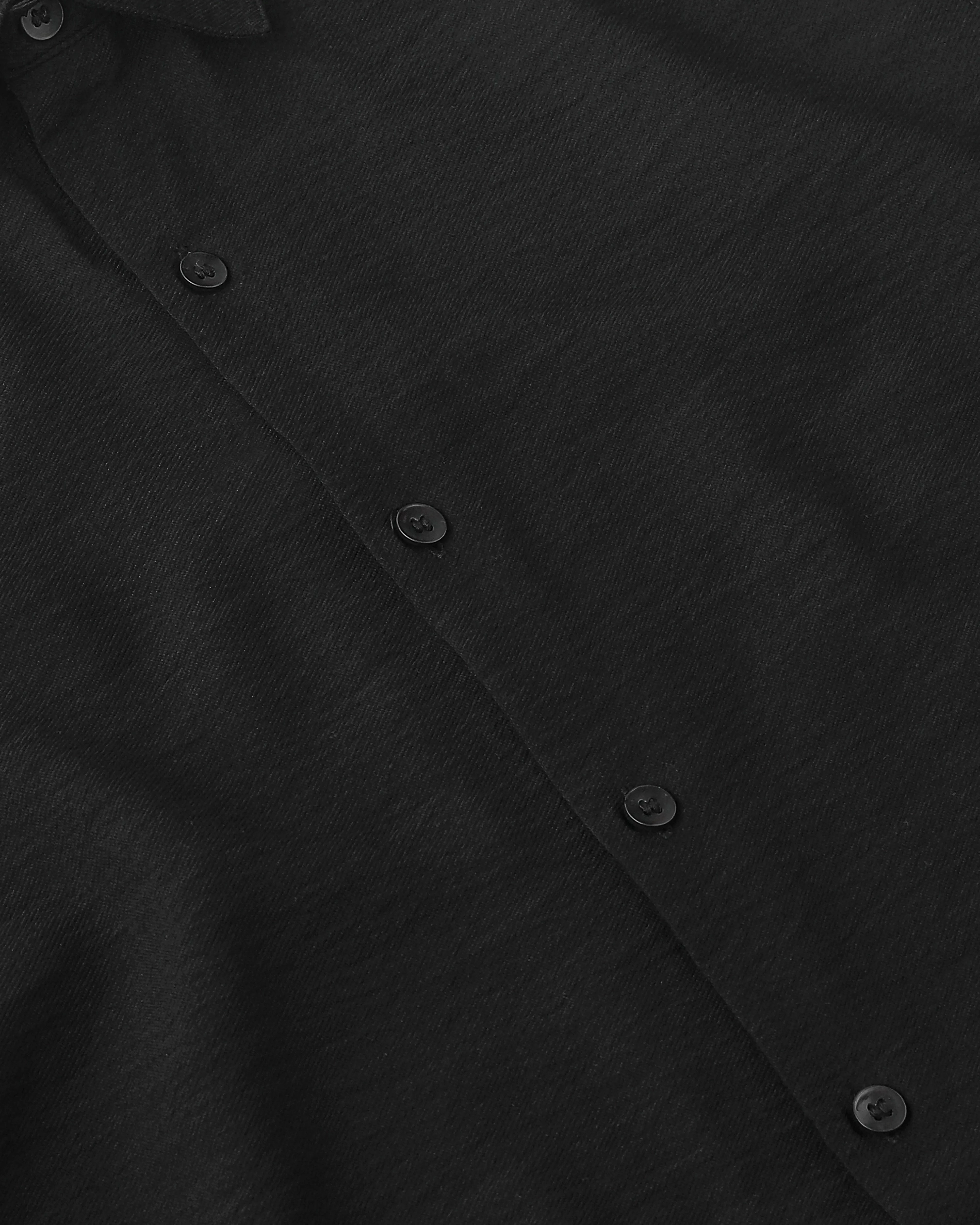 Leisure Simple Comfortable Slim-Fit Breathable Black Shirt