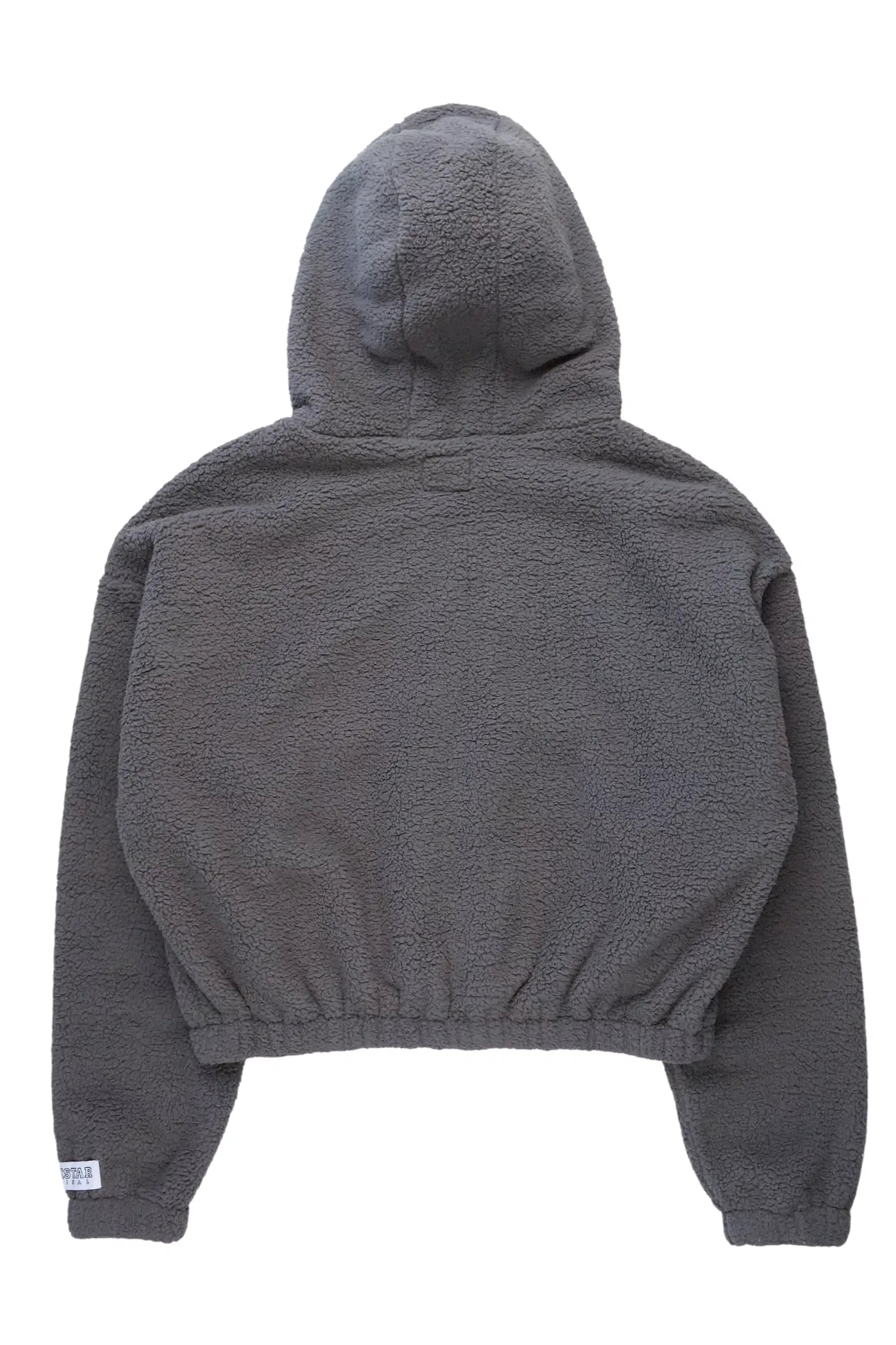 Lonia Grey Sherpa Jacket