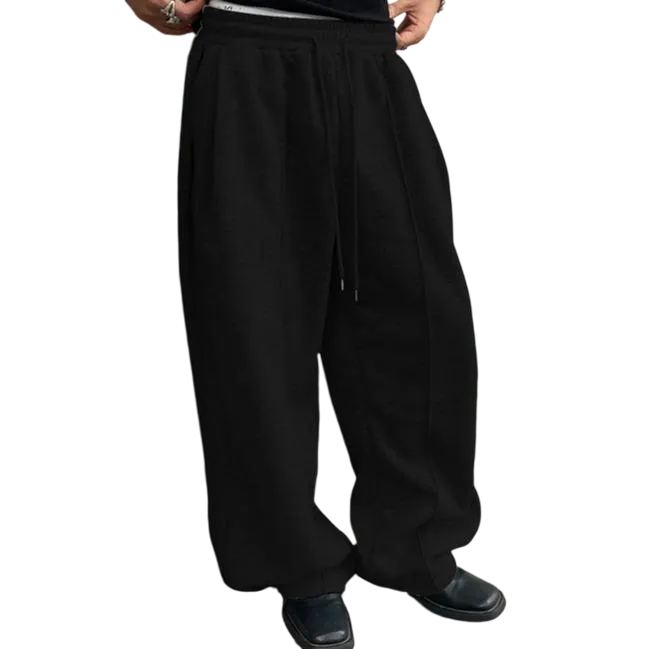 Baggy Sweatpants Drawstring Elastic with Pockets