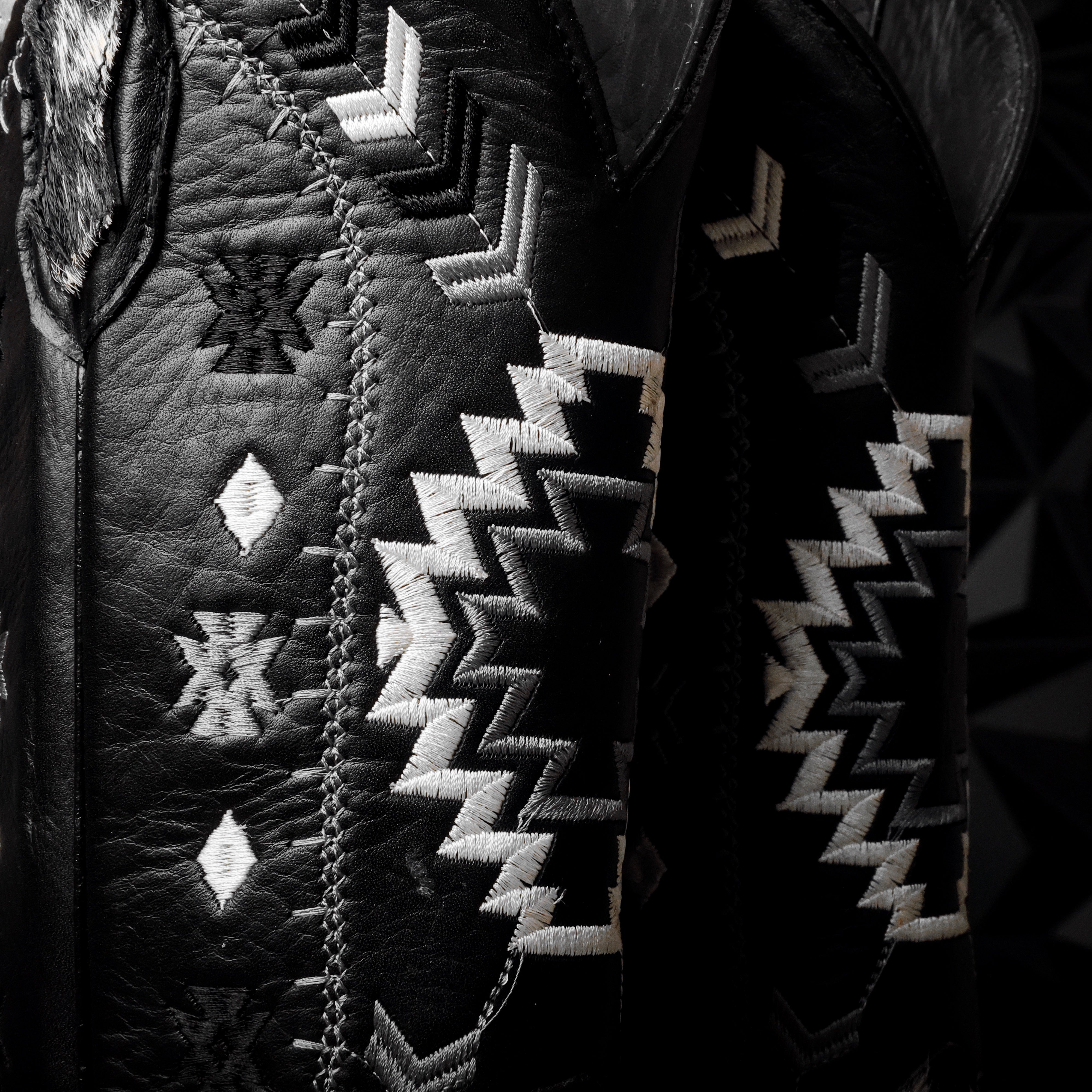 Genuine Cowhide Boots - Cutter Toe