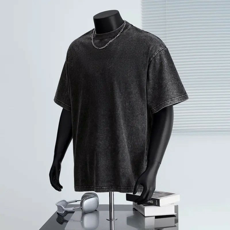 Vintage Oversized Cotton T-Shirt – Unisex Streetwear Loose Fit Tee