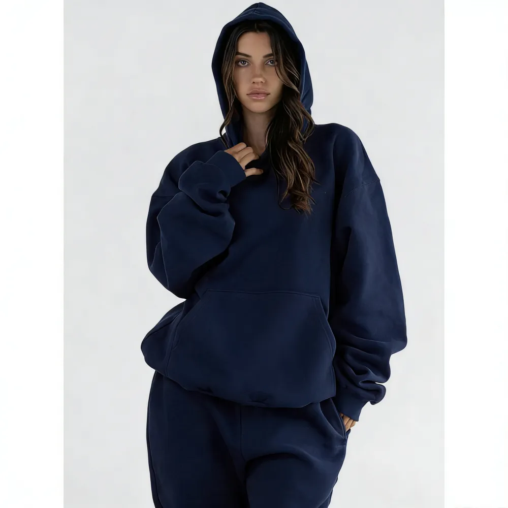 Women's Oversized Hoodie & Jogger Two-Piece Set