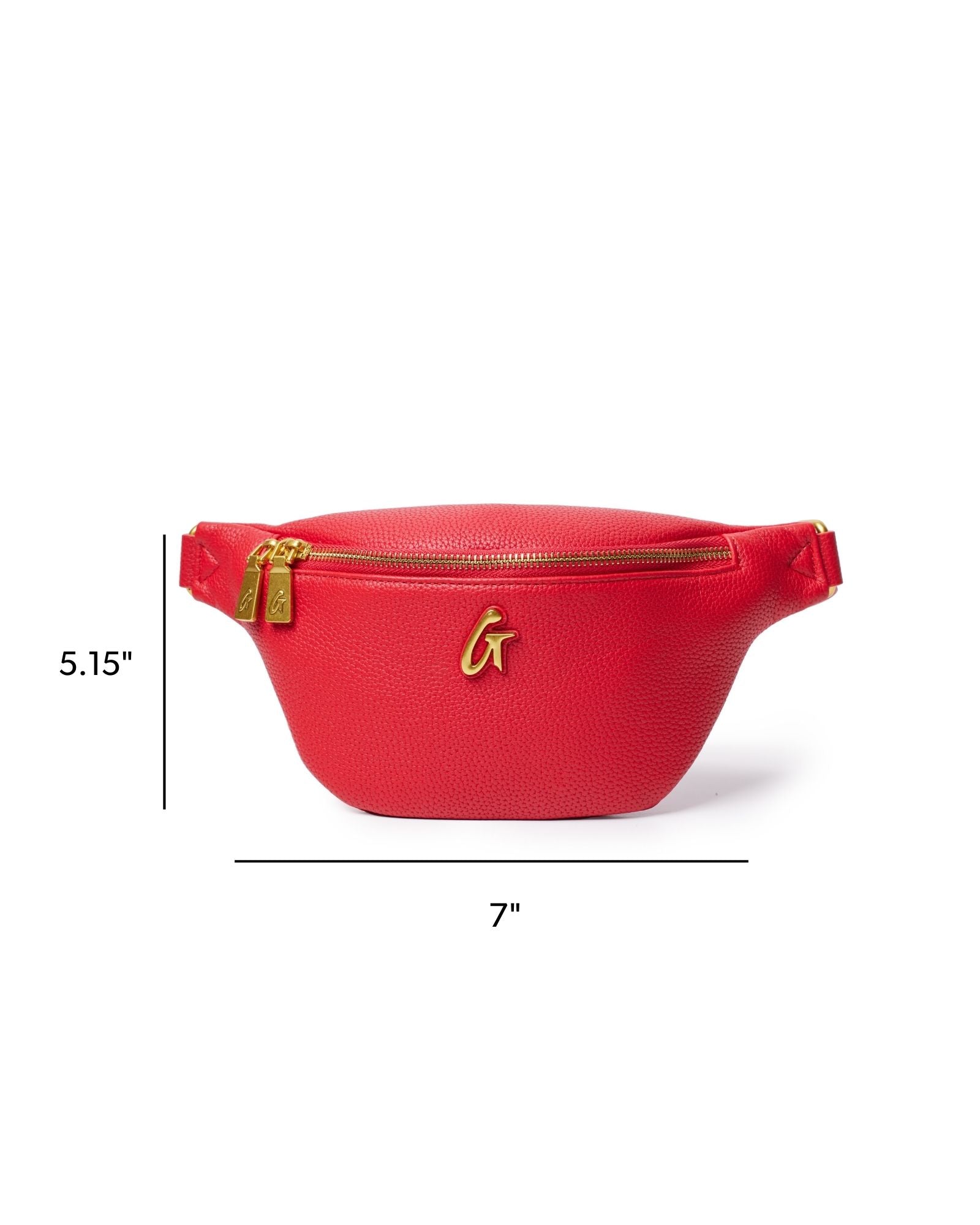 MINI PEBBLE FANNY PACK - RED