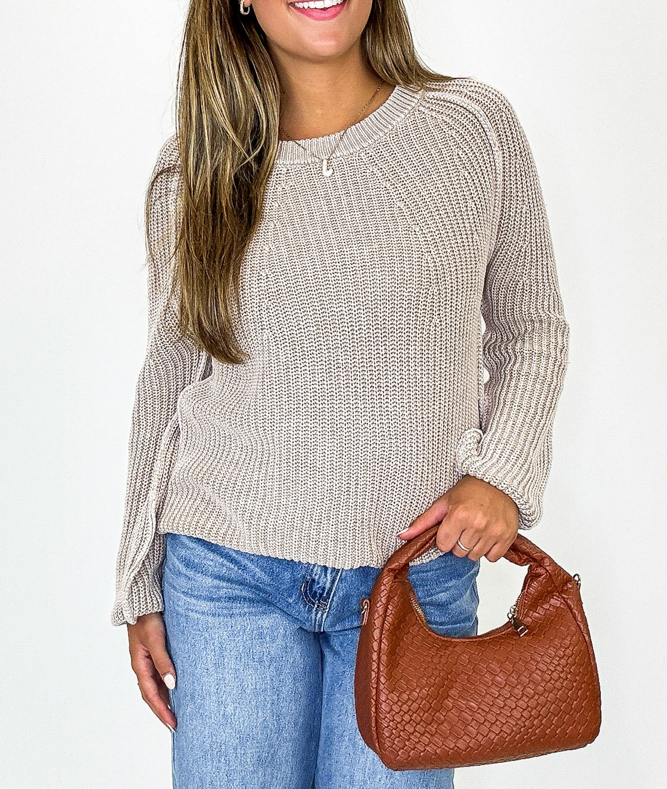 Fireside Stone Washed Round Neck Sweater