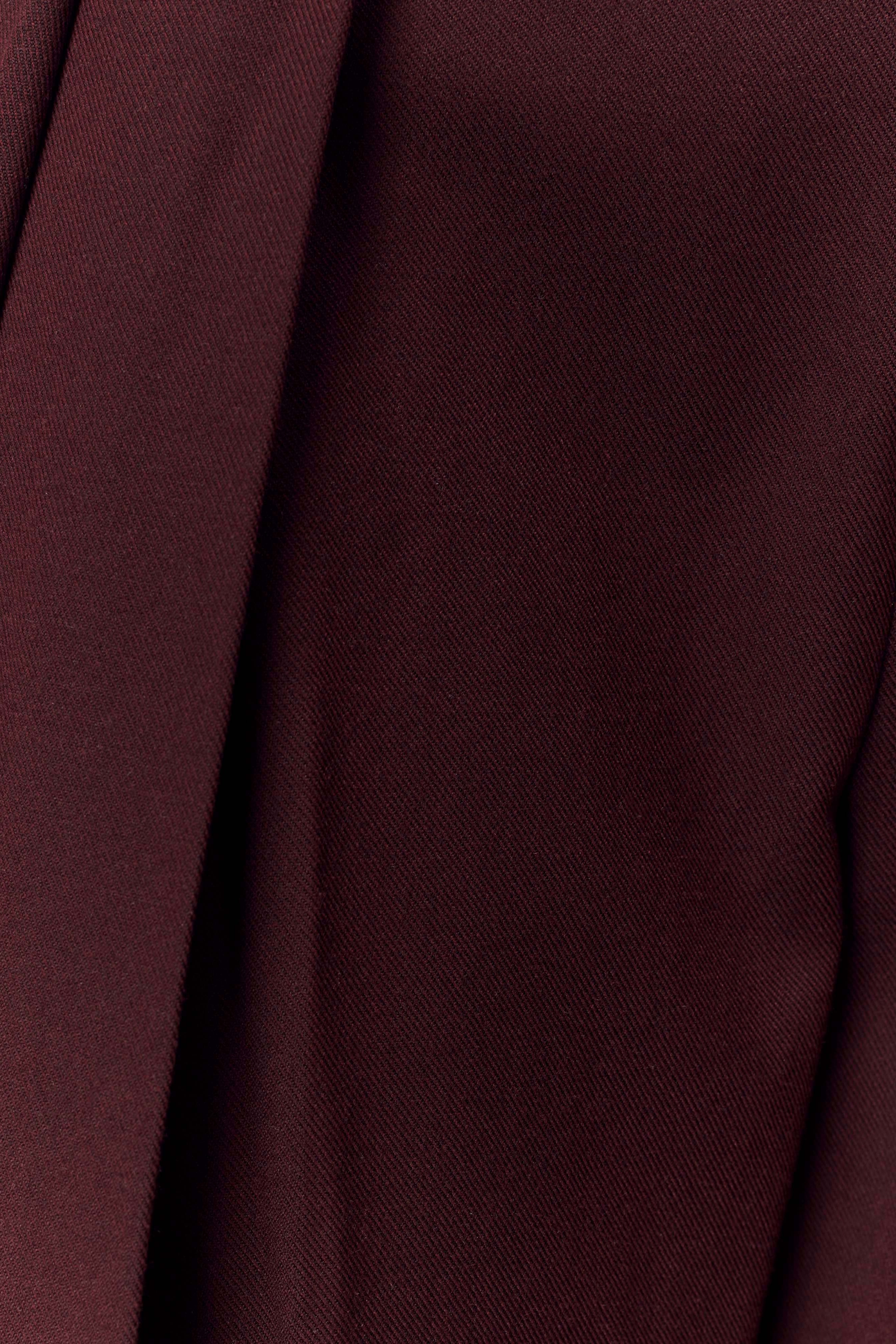 Mahogany Pleated High Waisted Pants