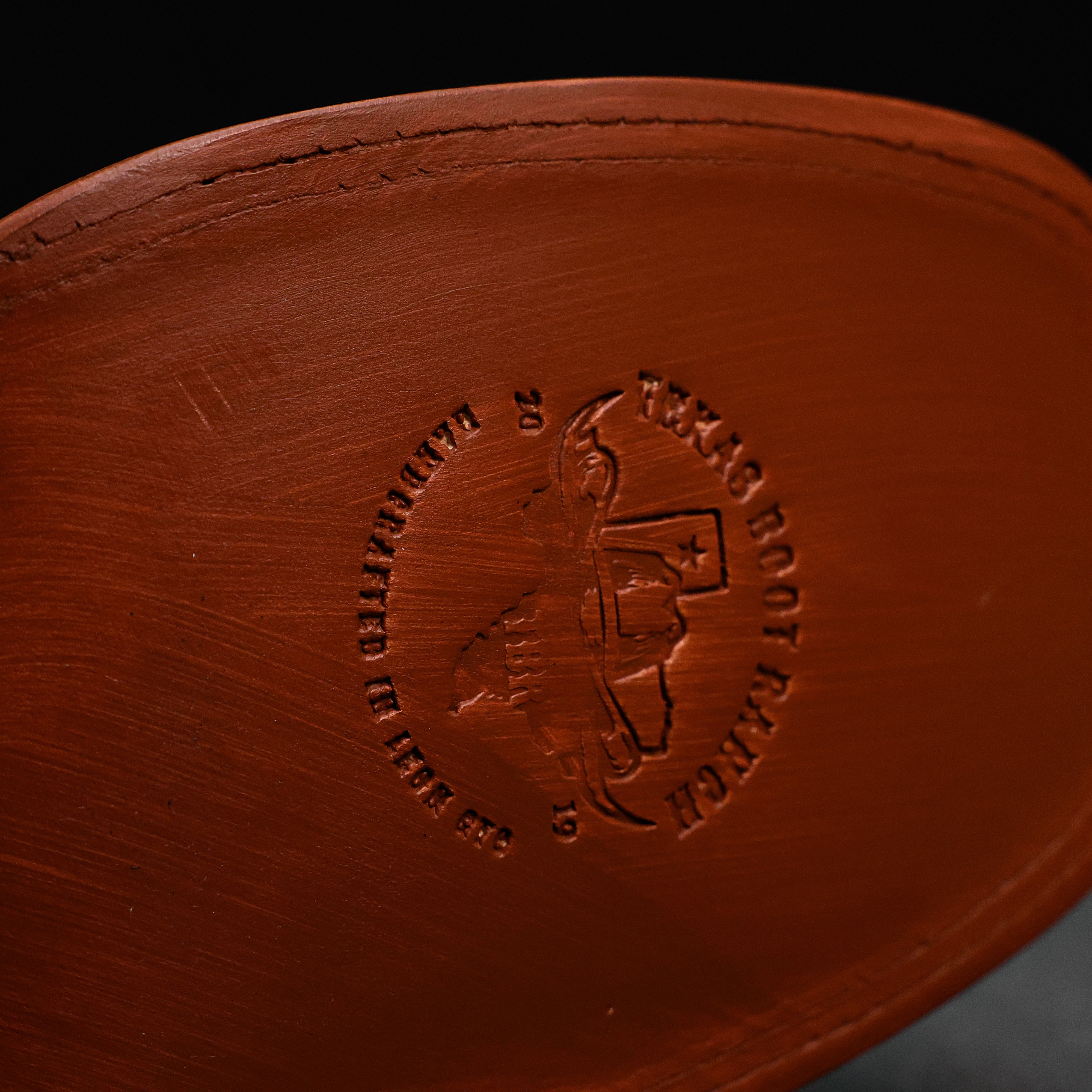 Cognac Ostrich Leather Boots - Square Toe