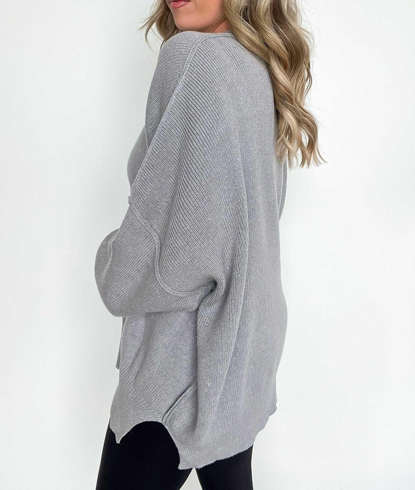 Simple Street Side Slit Oversized Sweater - BACK IN STOCK