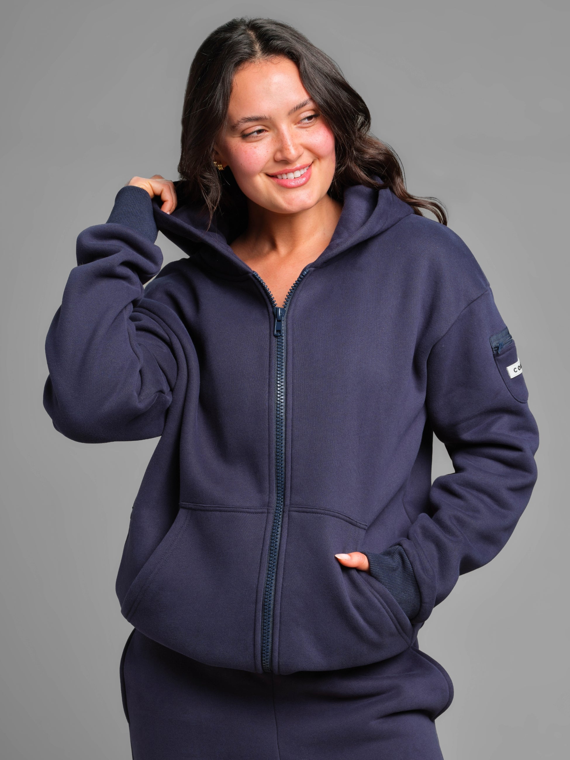 Travel Essentials Zip Hoodie