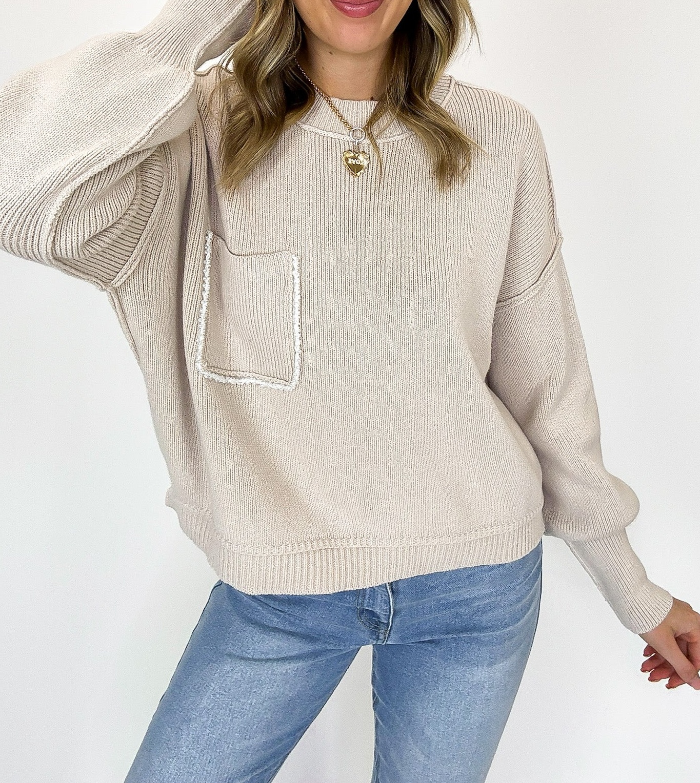 Knit Intentions Front Pocket Sweater