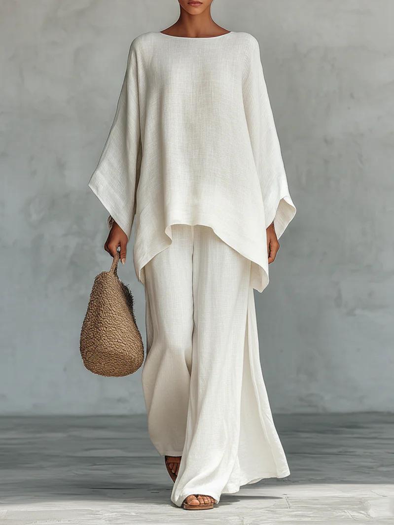 Boho Linen Two Piece Set