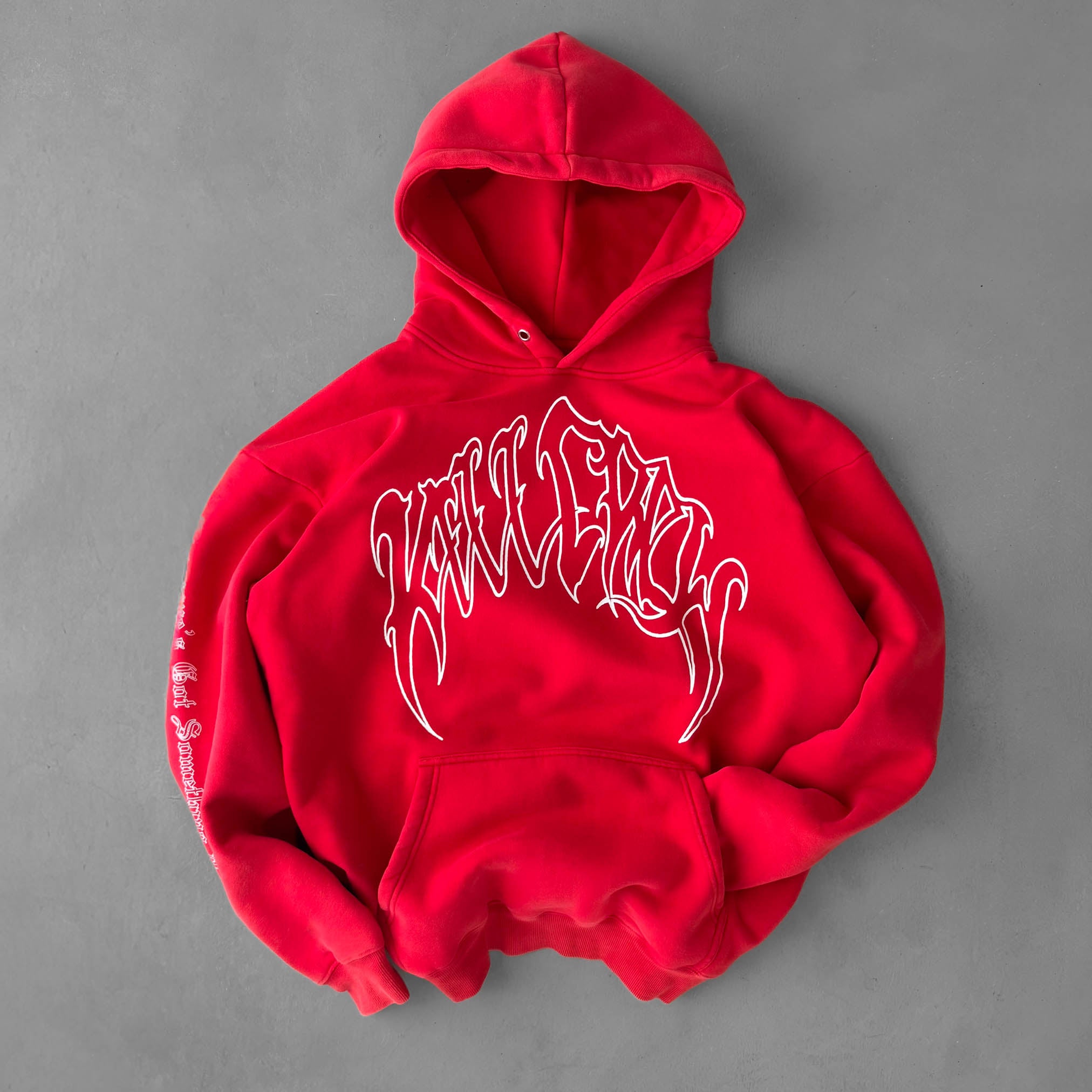 KILL CREW OVERSIZED LUX HOODIE - RED