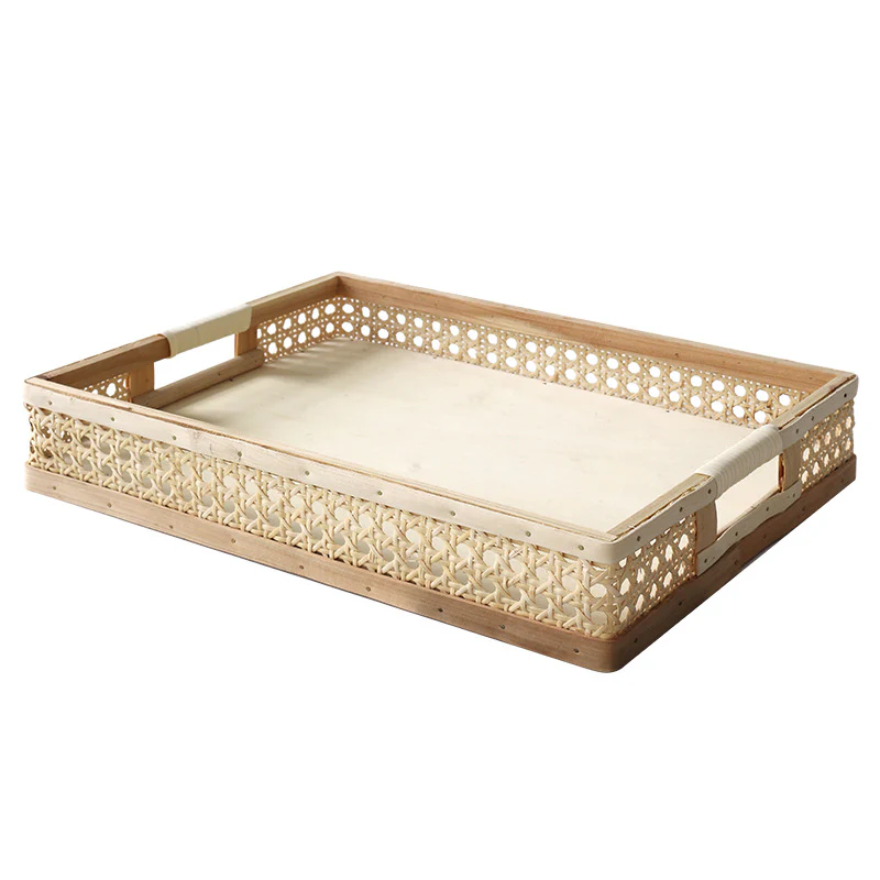 Woven Bamboo Serving Tray