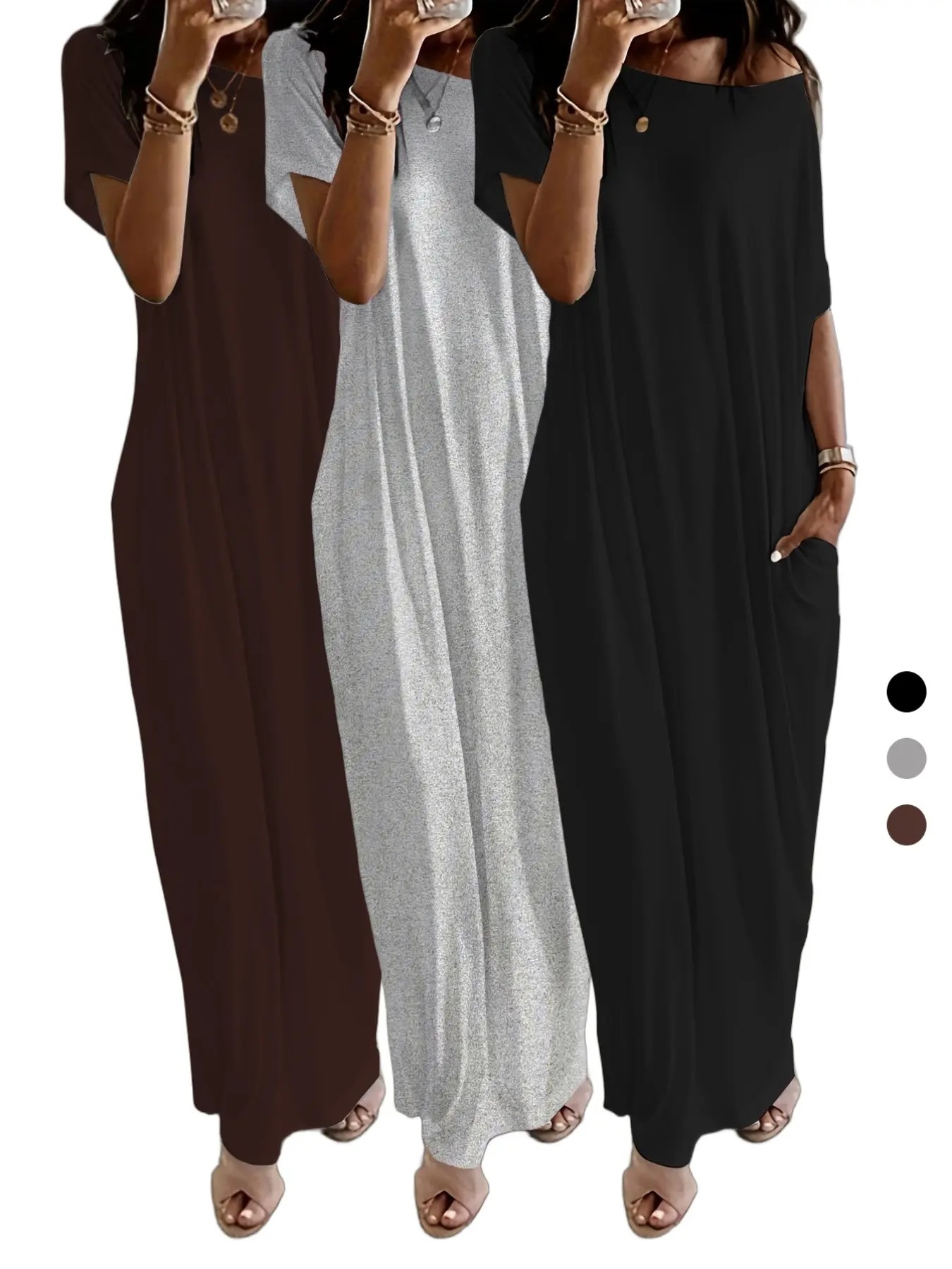 🦇🦇🦇Women's Batwing Sleeve Lounge Dress