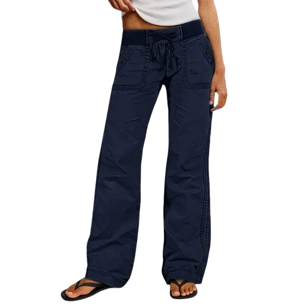 ⚡FINAL SALE⚡- Women's High Stretch Mid Rise Straight Pants